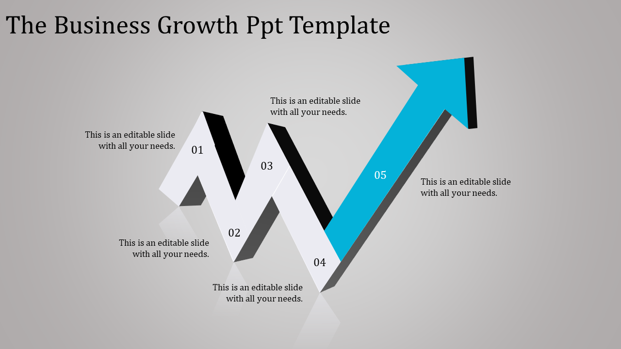Stunning Growth PPT and Google Slides Themes Template 